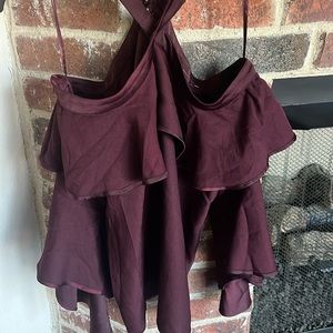 Loft extra small, brand new, purple, going out top, cross front